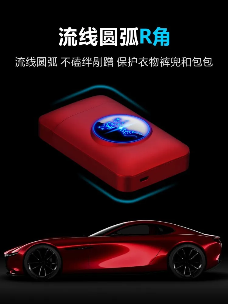 Металлический чехол для сигарет, Электронная usb зажигалка, чехол для хранения табака, держатель для сигарет, электрическая плазменная дуговая зажигалка, гаджеты