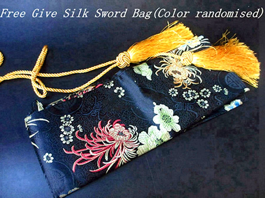 Handmade Japnaese Samurai Sword Katana Full Tang Spring Steel Blade Sharp Asia Fighting Knife Saber