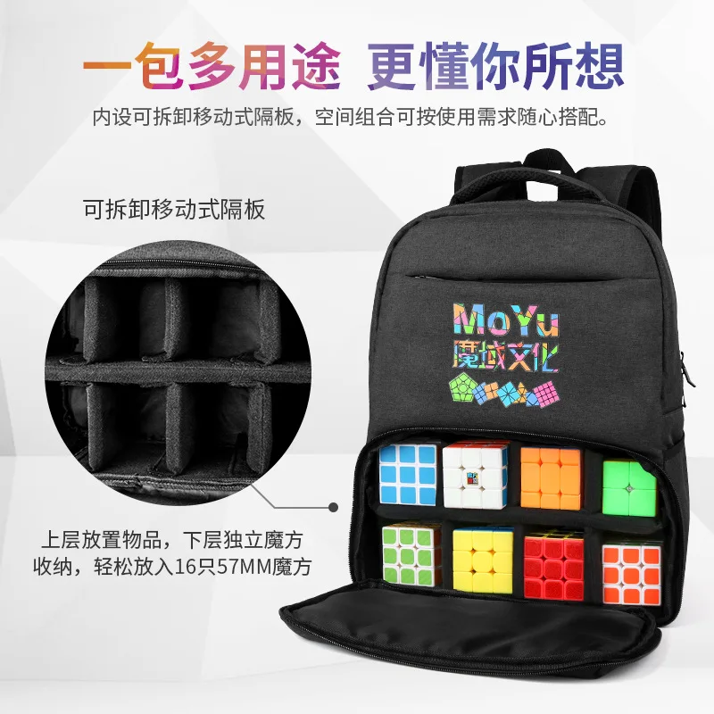 

Demon Backpack Demon New Style Casual Fashion Rubik's Cube Only Kits Large Capacity Travel Backpack