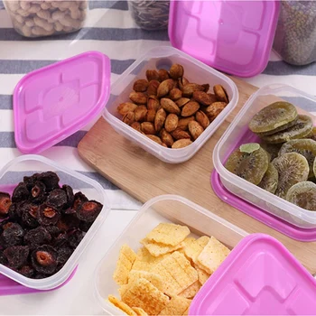 

New 17 Pcs/Set Food Containers Storage Box Sealed Crisper Fridge Preservation Fresh Box Organizer Container with Cover Kitchen T
