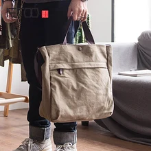 AETOO, элегантная и модная Холщовая Сумка, Мужская Большая вместительная сумка, Женская универсальная сумка через плечо