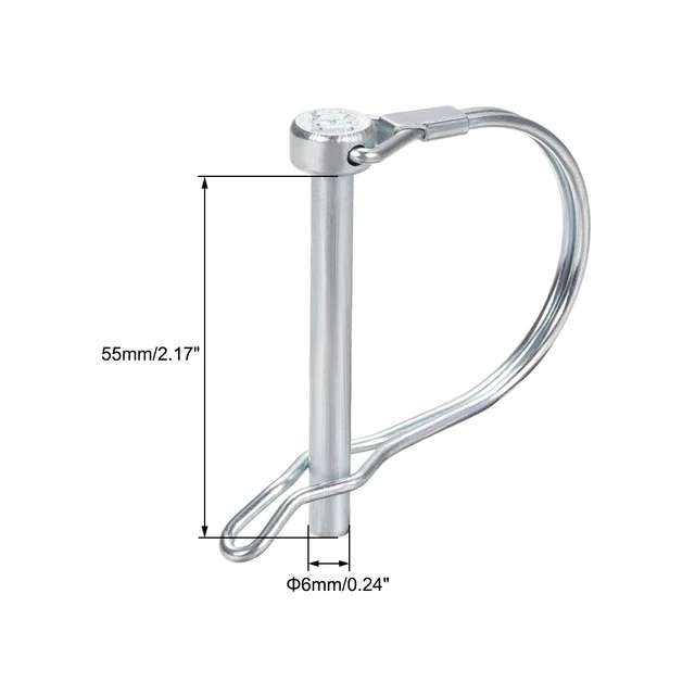 8 Pezzi Perno Di Bloccaggio In Acciaio Carbonio | Per Rimorchi, Agricoltura E Giardinaggio - Foto 12