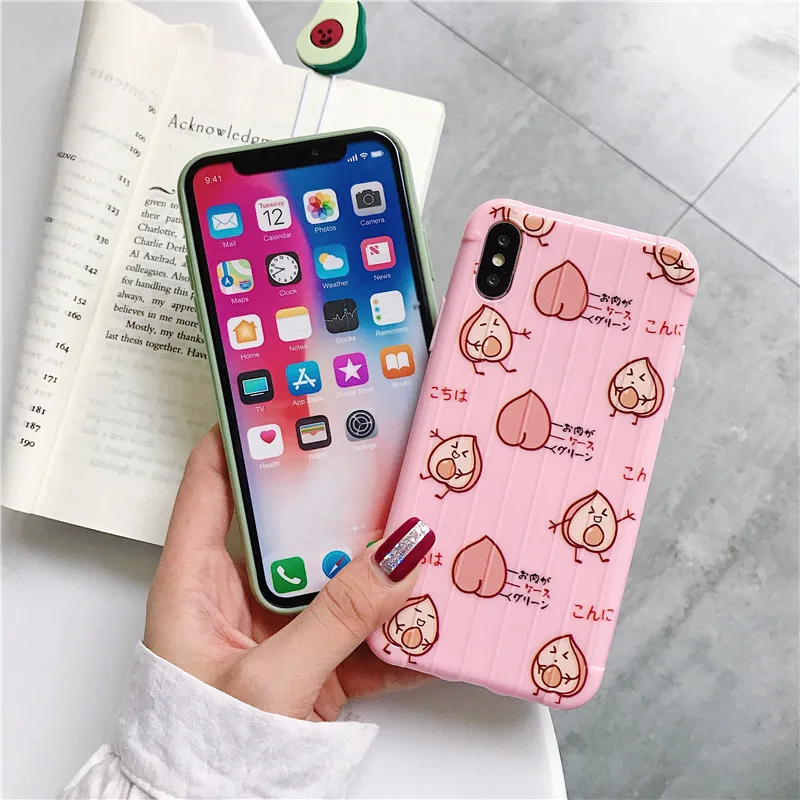 Cute Cartoon Trunk Phone Case For OPPO A79 F5 Youth Plus F9 AX7 Pro K1 R15X R11 R10 R11S R15 R17 F1 R9S Stripes Cover | Мобильные