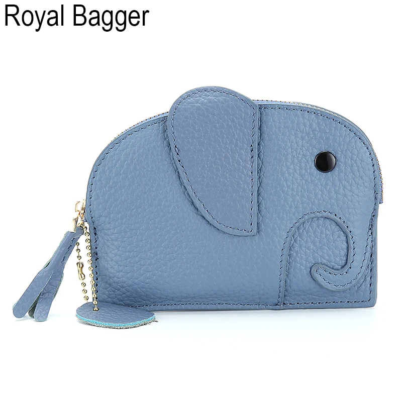 Женский короткий кошелек Royal Bagger из натуральной коровьей кожи Модный маленький