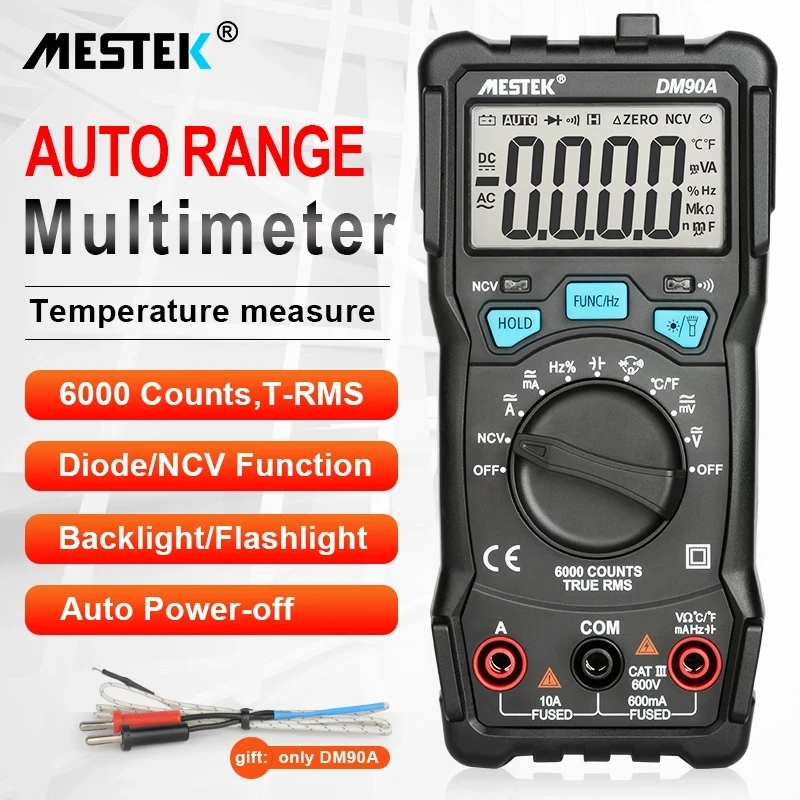 smart digital multimeter 6000 Counts automatic multimeter tester