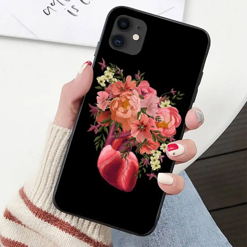 YNDFCNB Heart Of Nature Human Anatomy Doctor Phone Case for iPhone 11 12 pro XS MAX 8 7 6 6S Plus X 5S SE 2020 XR cover YNDFCNB Heart Of Nature Human Anatomy Doctor Phone Case for iPhone 11 12 pro XS MAX 8 7 6 6S Plus X 5S SE 2020 XR cover