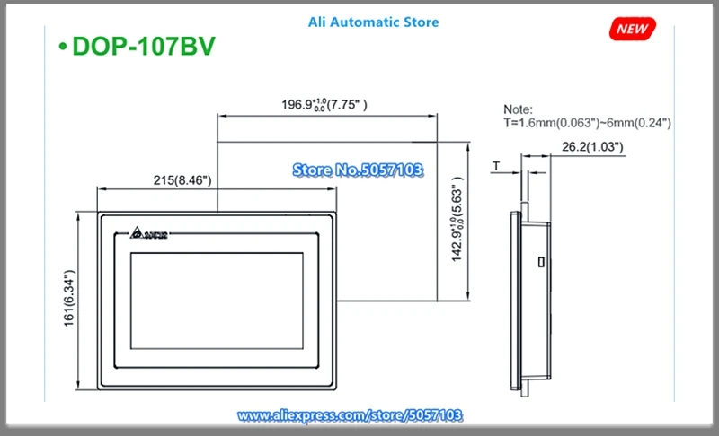 DOP 107BV 107CV 107EV 107EG 110CS 103BQ 103WQ 110WS 107WV 105CQ 110IS 100 серийный 4 3 дюймов 7 10 HMI Delta сенсорный