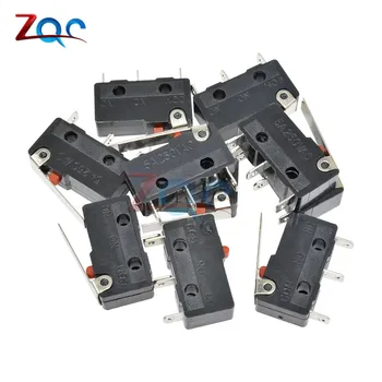 

10PCS Tact Switch on off KW11-3Z 5A 250V Microswitch 3PIN Buckle New