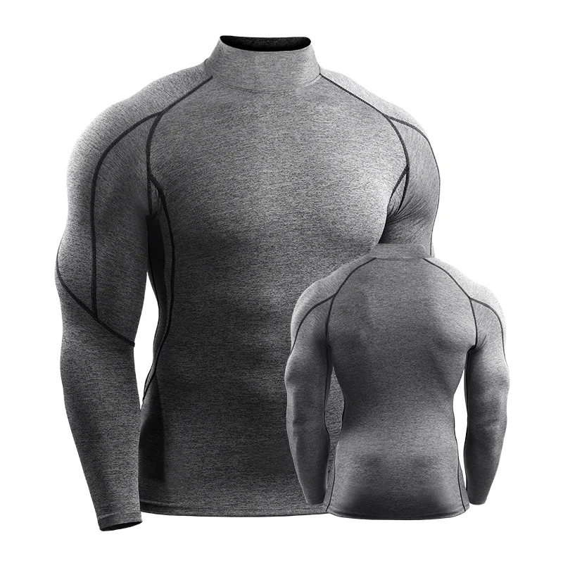 Compressed Cycling Jerseys Men's Training Tops Tights Tee Shirt Football T-shirts Sportswear Bike Training Base Layer Rashguards