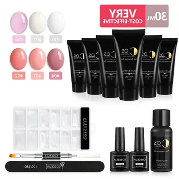 

COSCELIA Professional Poly Gel Nail Kit Of Nail Kit Set Art Design Decorations Extension Kit For Poly Gel Nail Kit