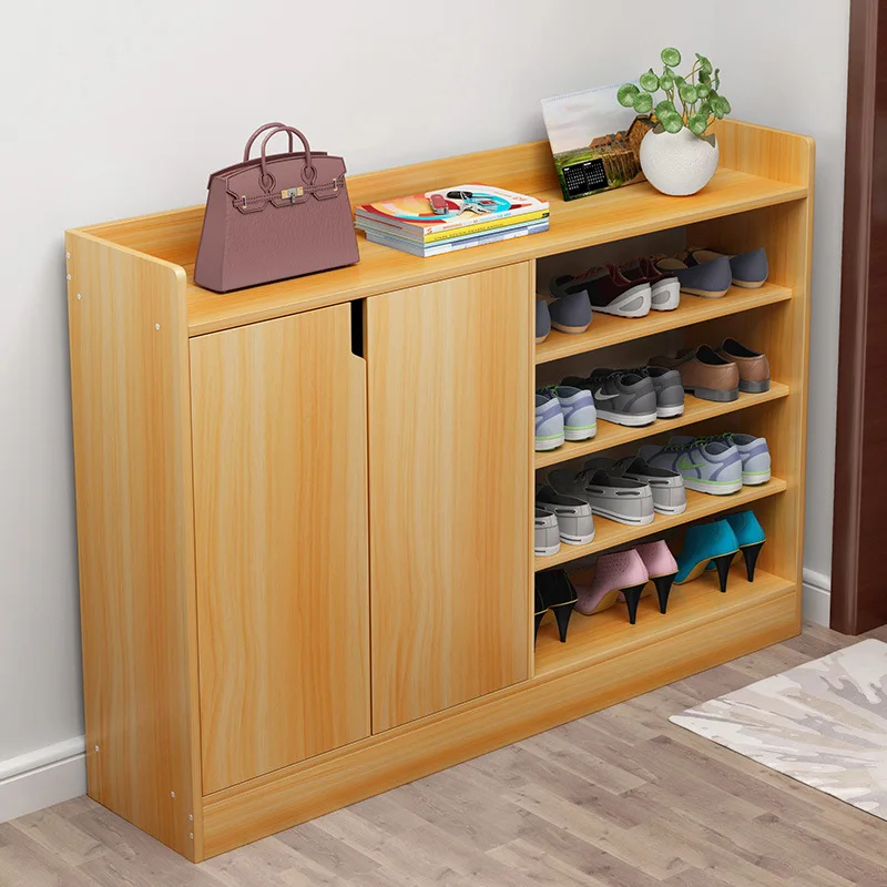 

Shoes Cabinet Multi-functional Imitation Wood Hall Cabinet Simplicity Entrance Shoes Cabinet Shoe Rack Shoes Cabinet Doorway Sho