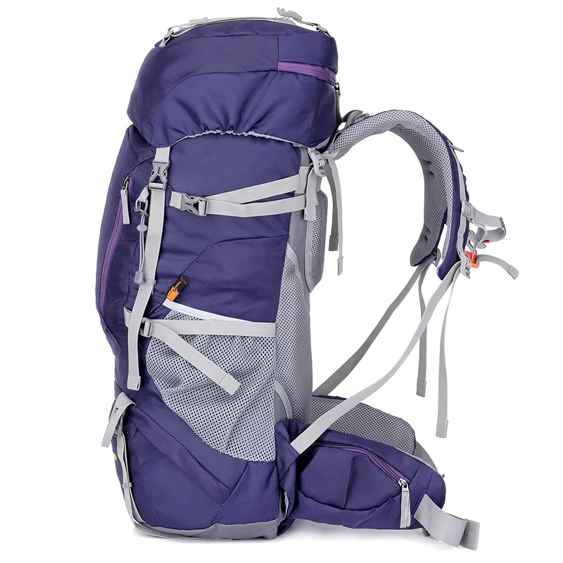Походный рюкзак 60л, сумка для скалолазания, для улицы, алюминиевый сплав, внешняя рама, рюкзак, нейлон, водонепроницаемый, спортивный рюкзак