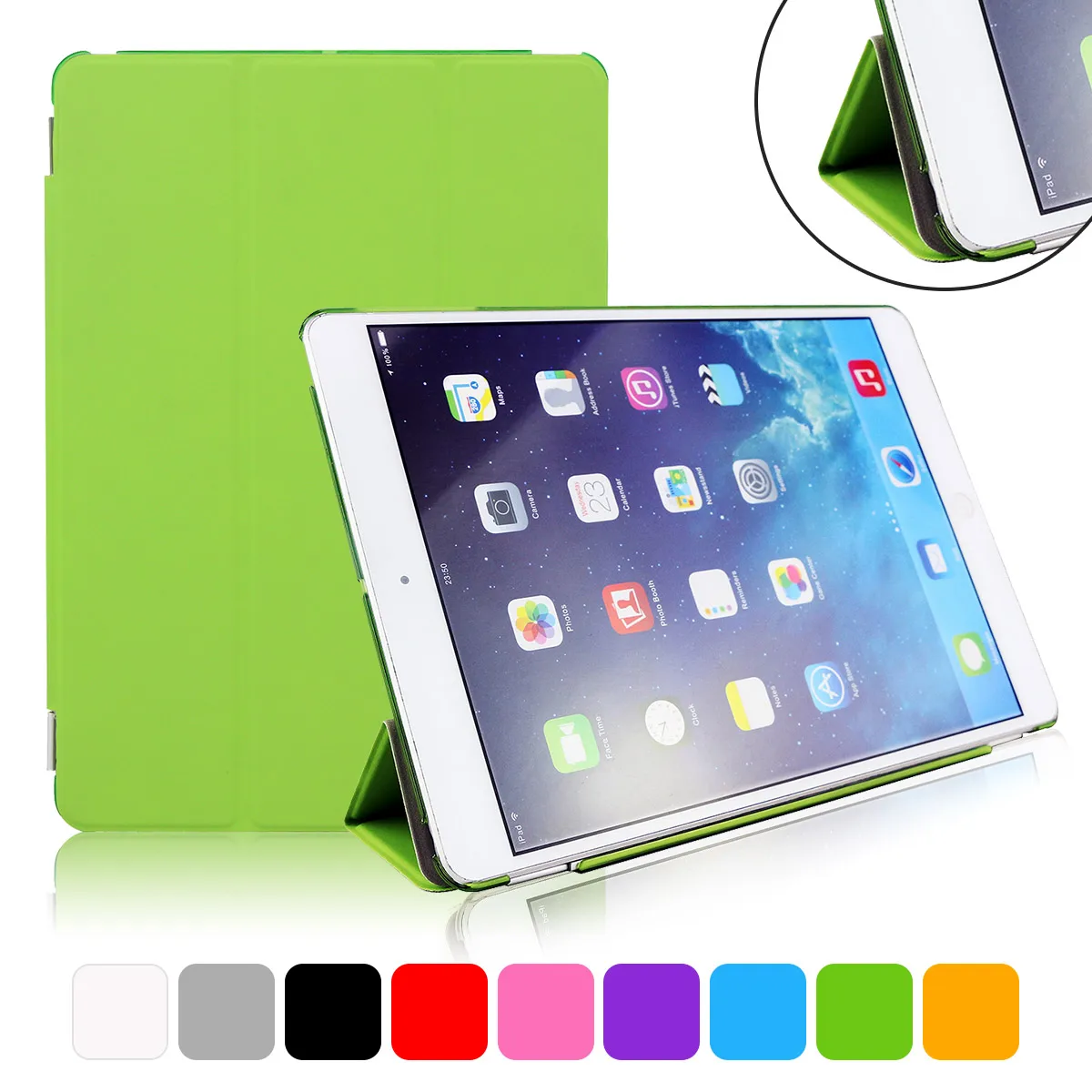 

Foldable Case for iPad Air 1 A1474 A1475 A1476 Smart Stand Cover 9.7 Inch Apple Tablet Case Promotion