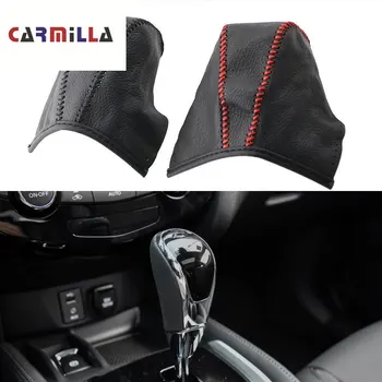 

Leather Gears Covers for Nissan X-trail XTrail T32 Rogue 2014-2020 Car Gear Head Shift Knob Cover Gear Shift Handle Ball Collars