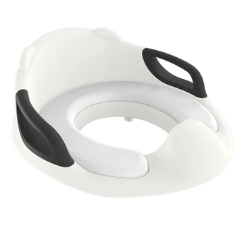 

Child Multifunctional Potty Baby Travel Potty Training Seat Portable Toilet Ring Kid Urinal Comfortable Assistant Toilet White