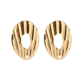 

10pcs New Stainless Steel Teardrop/Round Earring Posts Hypoallergenic Earrings Findings for Earring Making