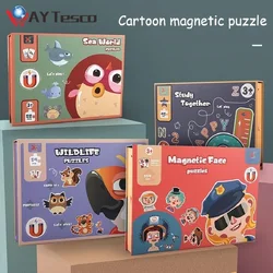 Quebra cabeça crianças educação brinquedo animal carta veículo correspondência jigsaw pintura conjunto jogo de aprendizagem precoce brinquedos presente para o bebê