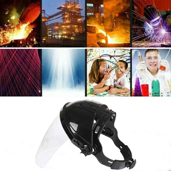

Clear Safety Protective Cover Head-mounted Face Face Shield Screen Grinding Welding Equipment & Accessories