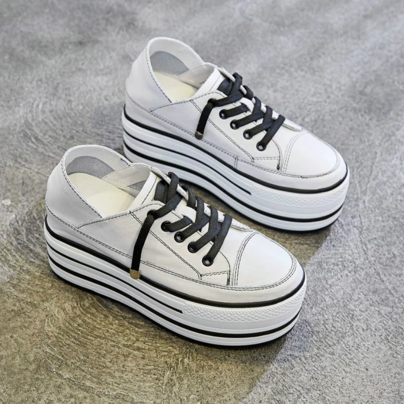 

sneakers thick-soled muffin shoes increased 9cm two wear casual sports shoes women single walking shoes AA-25