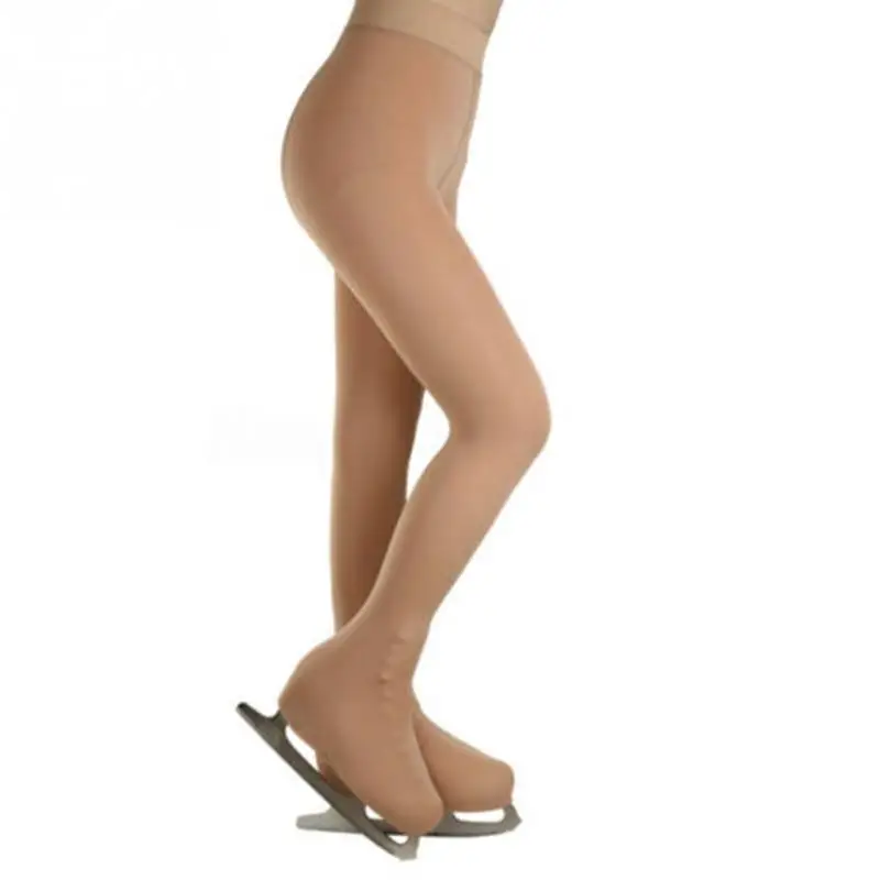 

Thermal Figure Skating Tights Footed For 115 to 175cm Height Pantyhose Pants Full Foot Ice Thickened Children Adult Sport Winter
