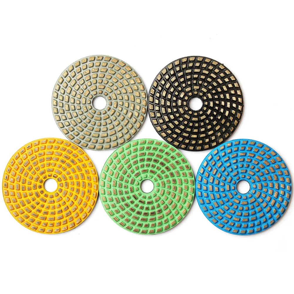 5 Inch 125mm Diamond Grinding Pads 1 Piece Sintering Metal Bonded