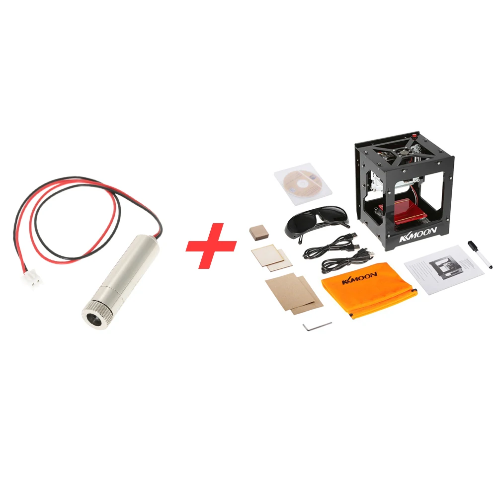 

1000mW High Speed Mini USB Laser Engraver DIY Print Engraving Machine Off-line Operation + 1000mW 405nm Violet Light Laser Head