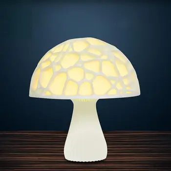 

Kids Baby LED Mushroom Night Lamp Adjustable Brightness 5 Light Modes 16 Color LED Nursery Lamp for Children Feeding Home decor