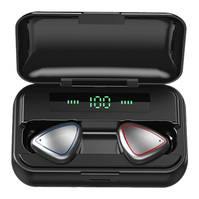 T68 TWS Bluetooth Headset Wireless 5 0 Sports Digital Display Headset Ix7 Waterproof Smart Contact