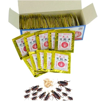

100Pcs Cockroach Killing Bait Powder Cockroach Repeller Killer Trap Anti Pest Cockroach Powder Effective Pest Control Products