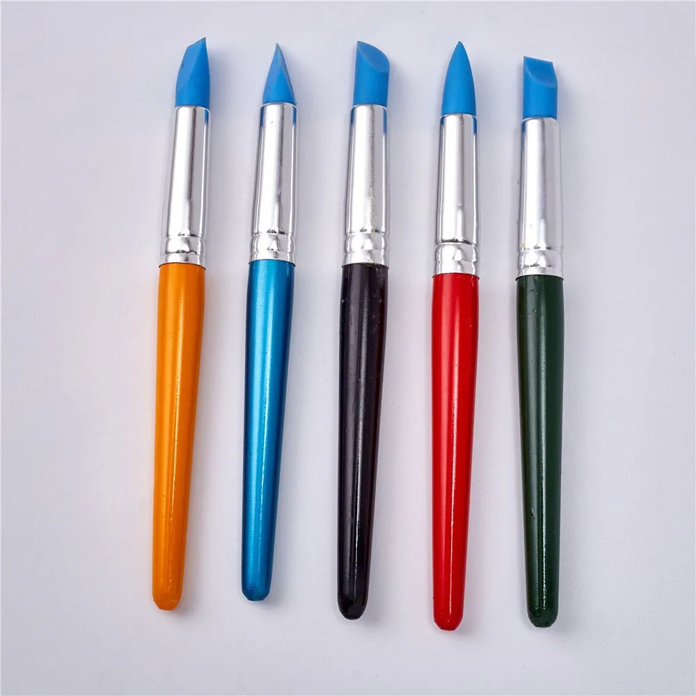 

5 PC/Set Colored Eraser Pen Pottery Clay Tool Carving Tool Paint Clay Tool Pottery Sculpting Tool Carving Sculpture Tool DIY