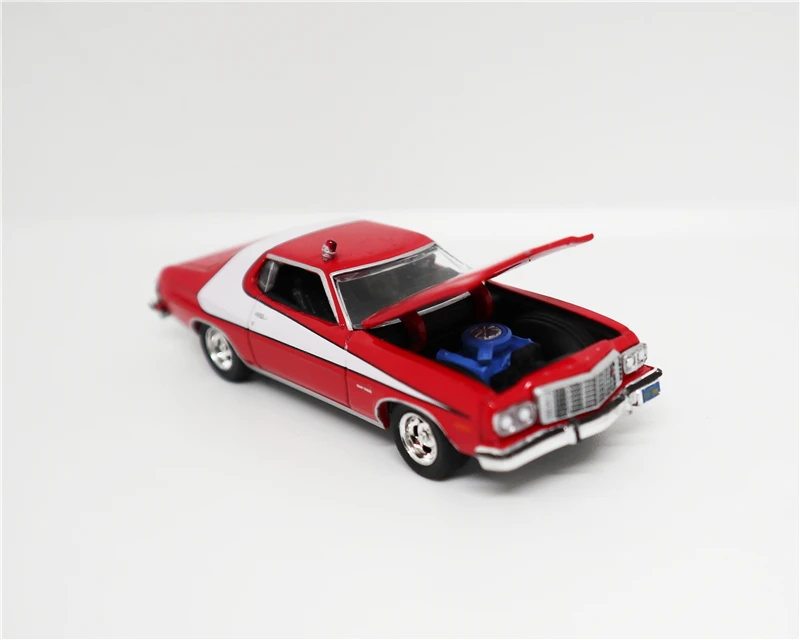 Greenlight 1: 64 Ford Гран Torino красный/белый литья под давлением модель автомобиля без коробки