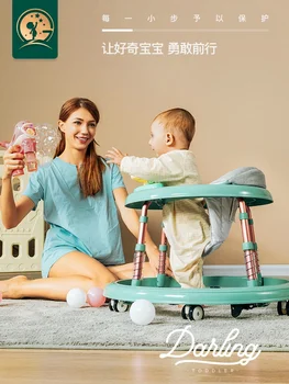 

Baby walker multifunctional baby anti-rollover shock-absorbing walking trolley can be folded