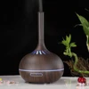 400ml Humidifier Electric Aroma Air Diffuser Wood Grain Ultrasonic Air Humidifier Essential Oil Aromatherapy Mist Maker Home 2