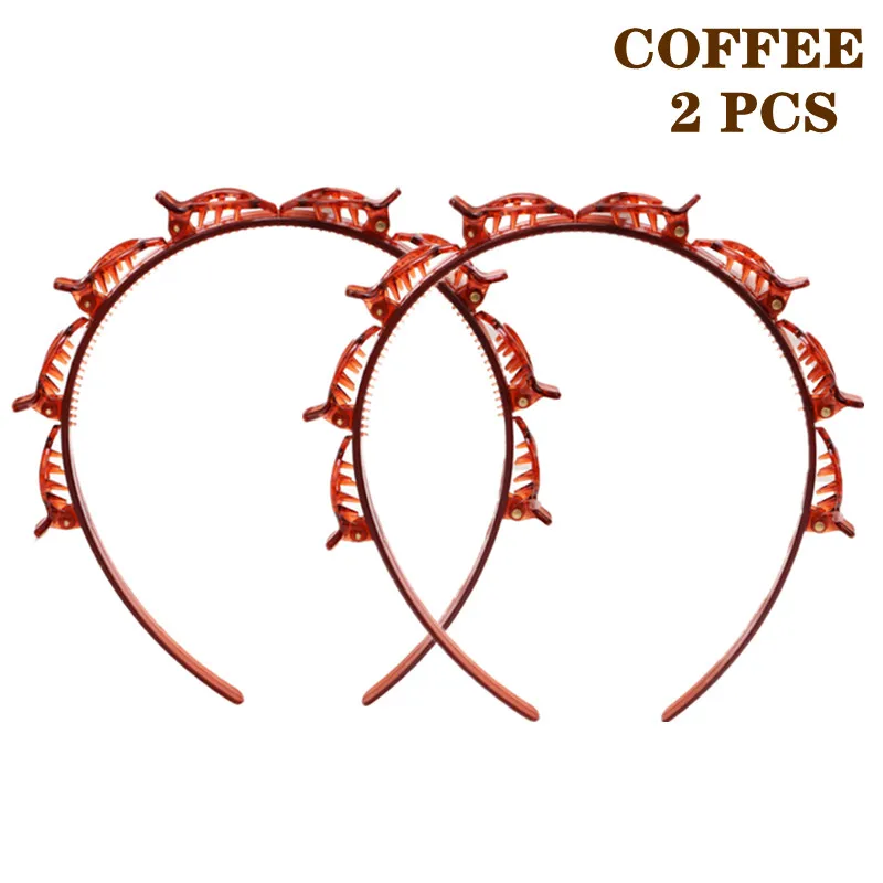 Magic Fashion Sweet Woman Girls Hair Tool Multilayer Plastic Hairpin Lady Convenient Summer Bridesmaid Wedding Makeup Hair Hoops