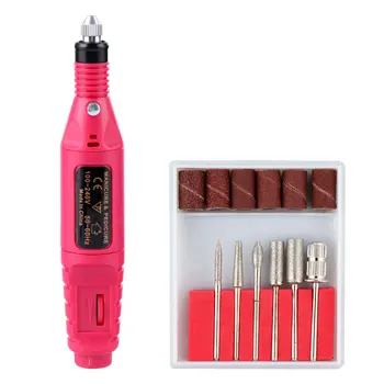 

1 Set Nail Drill Durable Sturdy Pen Shape Prime Nail Tool Nail File Polish Machine Nail Drill for Bedroom Salon