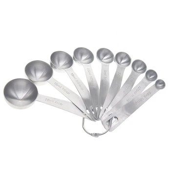 

Seasoning Ingredients Measuring Spoons Stainless Steel Scoop Measuring Durable Tool for Household Kitchen Ornaments