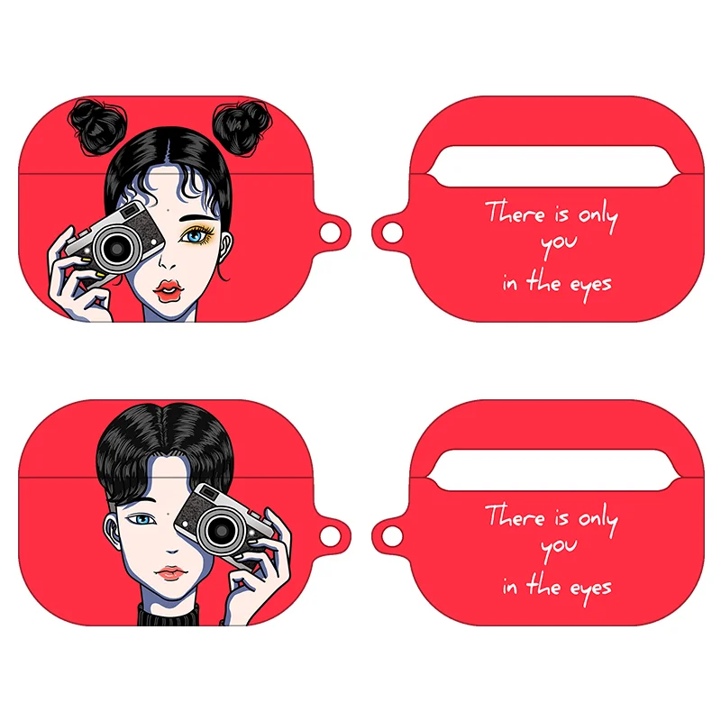 

Airpods Pro case Original couple Bluetooth headset protective case For airpods 2 There is Only you in the eye cover ALLk