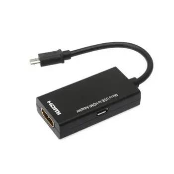 

Micro USB to HDMI 1080P HDTV Audio Video Adapter Converter Cable for Tablet Samsung Huawei Android Phones Accessories