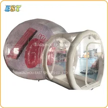 Надувной Рождественский снежный шар человеческий Размер надувной купол снежный шар