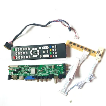 

Fit B173HW01 V.0/V1/V2/V3/V4/V5 screen 40 pin LVDS 3663 TV digital 1920*1080 upgrade AV HDMI VGA USB DVB LCD drive board DIY Kit