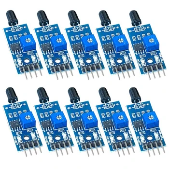 

3.3V-5V IR Infrared Flame Sensor 4 Pin Infrared Detection Module for Arduino Detecting Distance 80cm (Pack of 10)