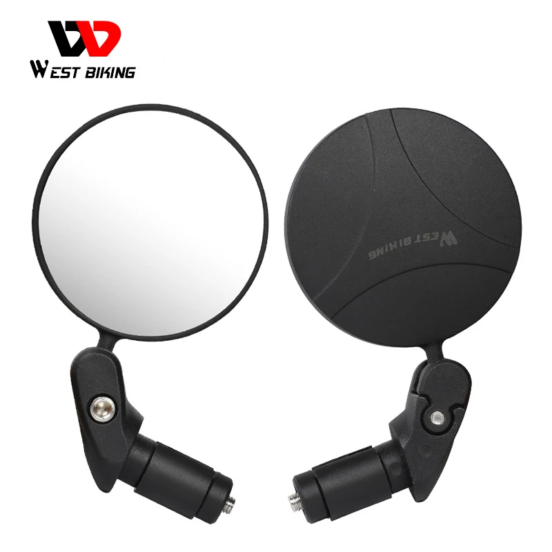 SOONHUA Bicicleta Bicicleta Ciclismo Espejo Retrovisor 360 /° Girar Manillar Espejo Retrovisor Seguro