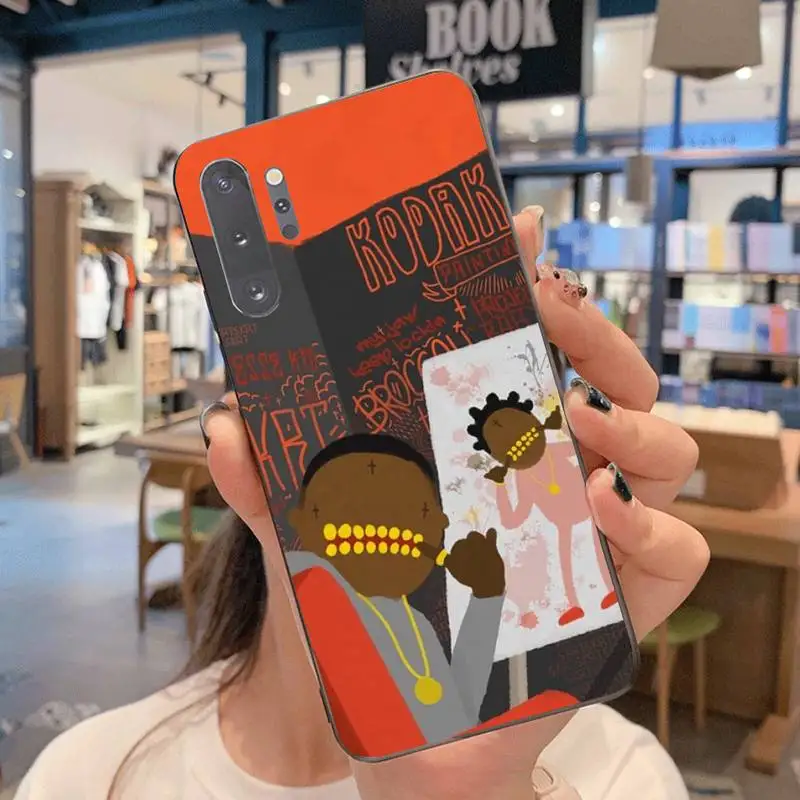 HPCHCJHM Kodak Black Rapper Phone Case Cover For Samsung Note 7 8 9 10 pro Galaxy J7 J8 J6 Plus 2018 Prime