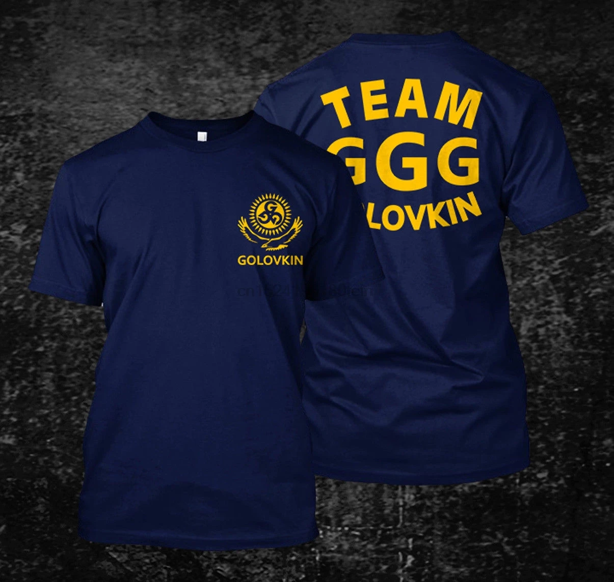 Новая GGG Gennady Golovkin Team boxing-мужская темно-синяя футболка на заказ |
