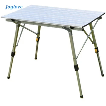 

Joylove Outdoor Folding Table Picnic Table Waterproof Durable Folding Table Desk for 90*53cm Beach Table Camping Aluminium Alloy