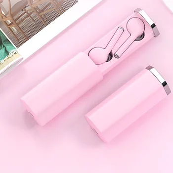 

TWS-50 Bluetooth 5.0 Earphones Stereo Wireless Earbuds Touch Control Waterproof Headset with Pull-out Design Charging Box