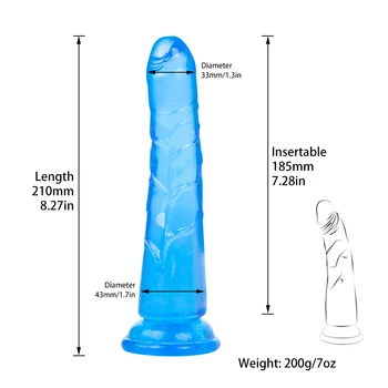 Erotic Sextoy Soft Jelly Dildo Realistic Suction Cup Strapon Penis Pegging Strap On Harness Anal Dick Adult Sex Toys for Woman 3