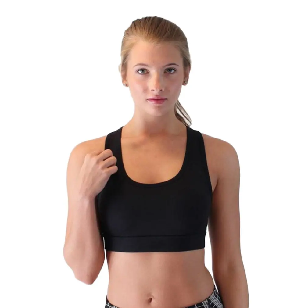 Woman's Pro Padded Compression Sports Bra Sportswear Quick Dry Printed