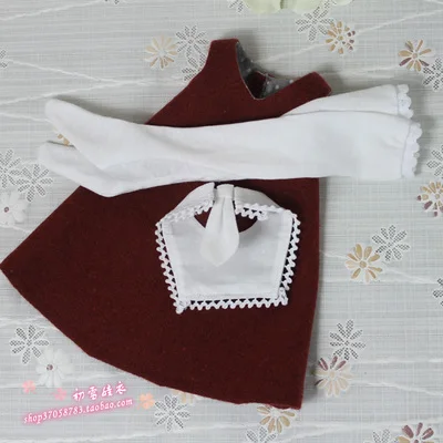 Красный 1/4 BJD одежда аксессуары кукла платье с носками Набор для BJD/SD MSD, не включает куклы, обувь, парик и другие E2526 - Цвет: Красный