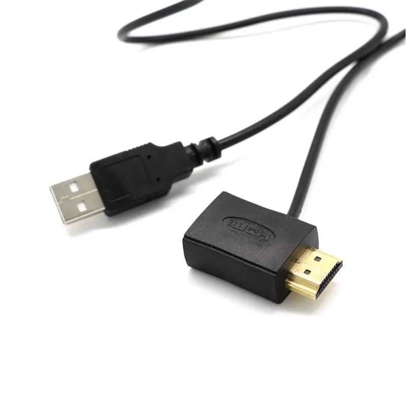 Hdmi папа-мама разъем+ USB 2,0 кабель зарядного устройства разделитель адаптер удлинитель